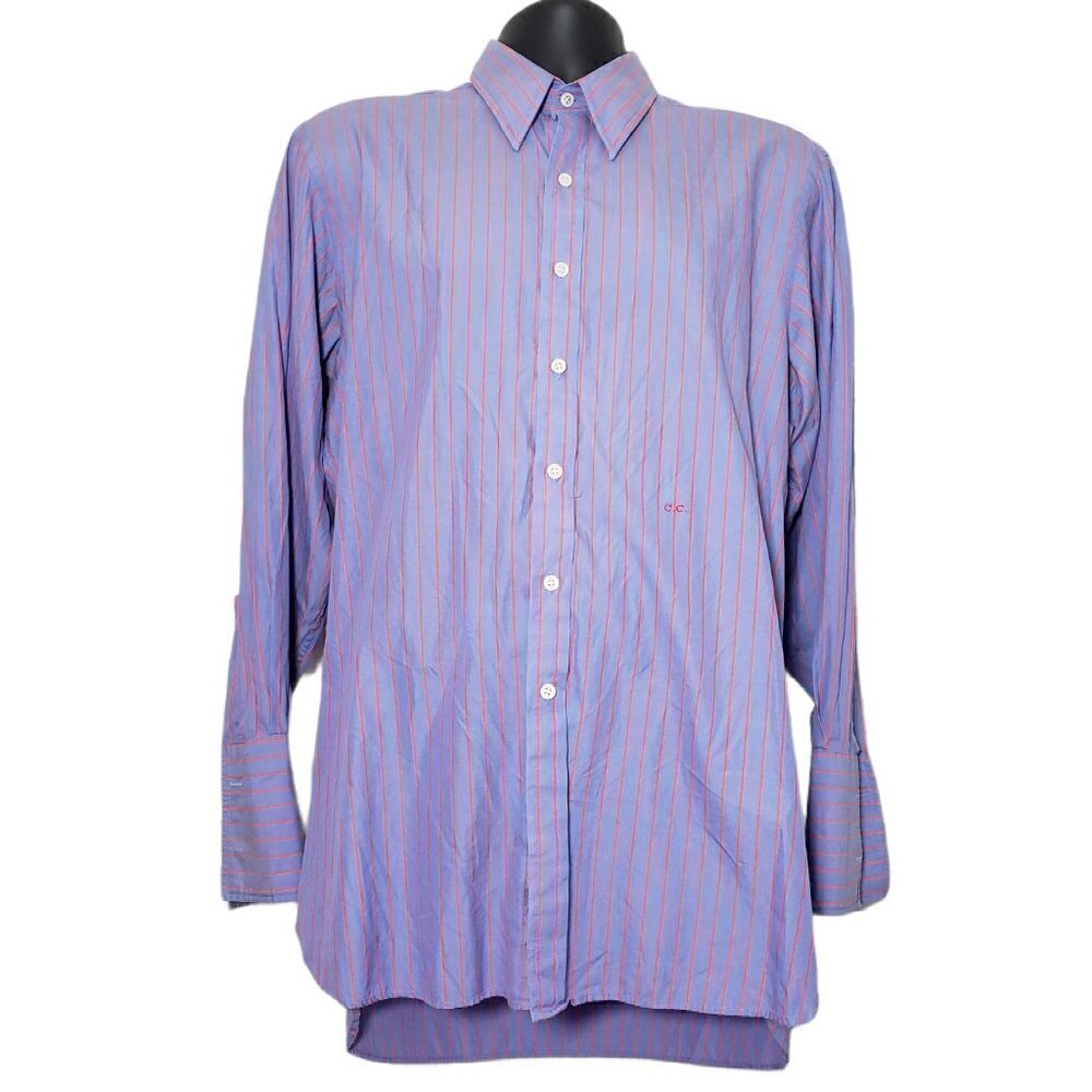☀ Hilditch & Key Mens Purple Striped 100% Cotton